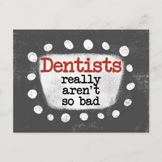 歯科医は本当に悪いポストカードではない ポストカード (正面)