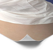 歯科医は歯科モデルで説明した ポスター (角)