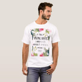 歯科医への感謝 ドクターへの感謝のギフト 引用 Tシャツ (正面フル)