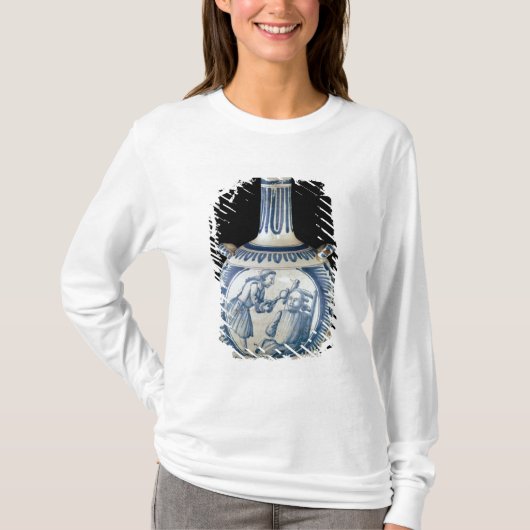 歯科医を描写するボトル Tシャツ (正面)