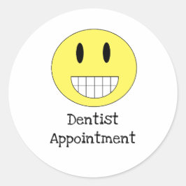 歯科医アポイントメントカレンダーシール ラウンドシール