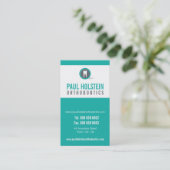 歯科医アポイントメントモダン歯ロゴジェイド 予約カード (スタンド正面)