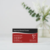 歯科医アポイントメントリマインダーバルクビジネスカード 予約カード (スタンド正面)