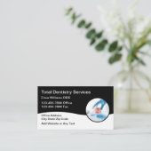 歯科医アポイントメント名刺の組み合わせ 名刺 (スタンド正面)