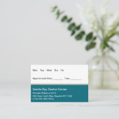 歯科医アポイントメント名刺コンボ 名刺 (スタンド正面)