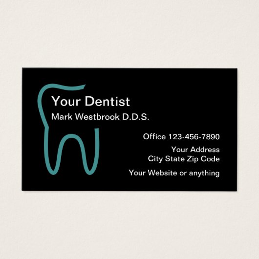 歯科医アポイントメント名刺 (正面)