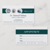 歯科医アポイントメント名刺 名刺 (正面/裏面)