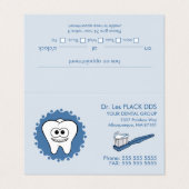 歯科医アポイントメント名刺 名刺 (外部フラット)