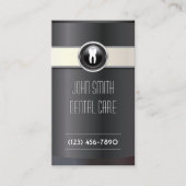 歯科医エレガントブラックデンタルケア 名刺 (正面)