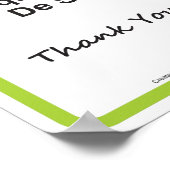 歯科医オフィスのコピーの壁のサイン英語スペインの ポスター (角)