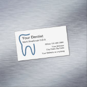 歯科医オフィスの名刺の磁石 マグネット名刺 (インサイチュ)
