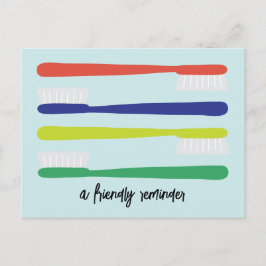 歯科医オフィスアポイントメントリマインダーポストカード ポストカード