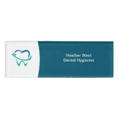 歯科医オフィススタッフトレンディー名札 名札 (正面)