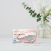 歯科医オフィス患者アポイントメントカード 予約カード (スタンド正面)