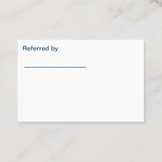 歯科医オフィス2面アポイントメント名刺 名刺 (裏面)