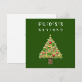 歯科医クリスマスカード シーズンカード (正面/裏面)
