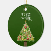 歯科医クリスマスコレクティブ セラミックオーナメント (左)