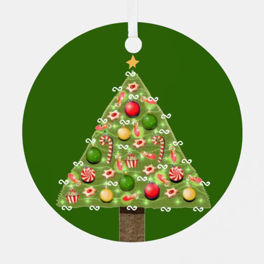 歯科医クリスマスコレクティブ メタルオーナメント (裏面)