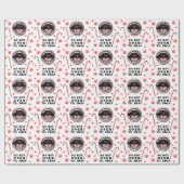 歯科医クリスマスホリデーギフト ラッピングペーパー (フラット)