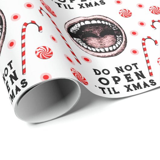 歯科医クリスマスホリデーギフト ラッピングペーパー (ロールコーナー)