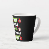 歯科医クリスマス カフェラテマグ (右アングル)