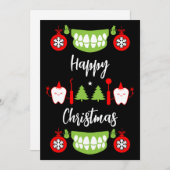 歯科医クリスマス シーズンカード (正面/裏面)