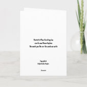 歯科医サンキューカード サンキューカード (裏面)