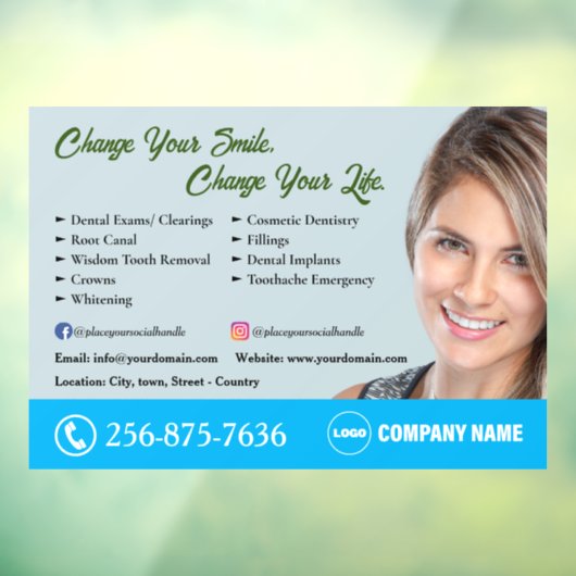 歯科医サービス編集可能ウィンドウの固定 ウィンドウサイン (シート3)