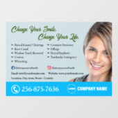 歯科医サービス編集可能ウィンドウの固定 ウィンドウサイン (シート)