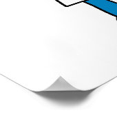 歯科医スティック図 ポスター (角)