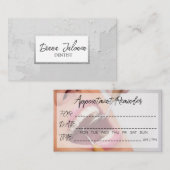 歯科医セラピストドクターアポイントメントリマインダー 名刺 (正面/裏面)