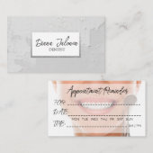 歯科医セラピストドクターアポイントメントリマインダー 名刺 (正面/裏面)