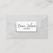 歯科医セラピストドクターアポイントメントリマインダー 名刺 (正面)