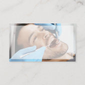 歯科医セラピストドクターアポイントメントリマインダー 名刺 (裏面)