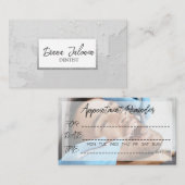 歯科医セラピストドクターアポイントメントリマインダー 名刺 (正面/裏面)