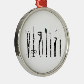 歯科医ツール メタルオーナメント (右)