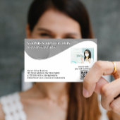 歯科医テンプレート |歯科 | QRコード 名刺