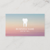 歯科医デンタルケアアポイントメント エレガント 予約カード (正面)