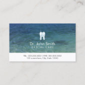 歯科医デンタルケアクリーンウォーターアポイントメント 予約カード (正面)