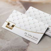 歯科医デンタルケアラグジュアリーキルテッドプロフェッショナル 名刺