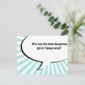 歯科医トランシルバージョーク ポストカード (スタンド正面)