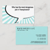 歯科医トランシルバージョーク 名刺 (正面/裏面)