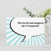 歯科医トランシルバージョーク 招待状 (スタンド正面)