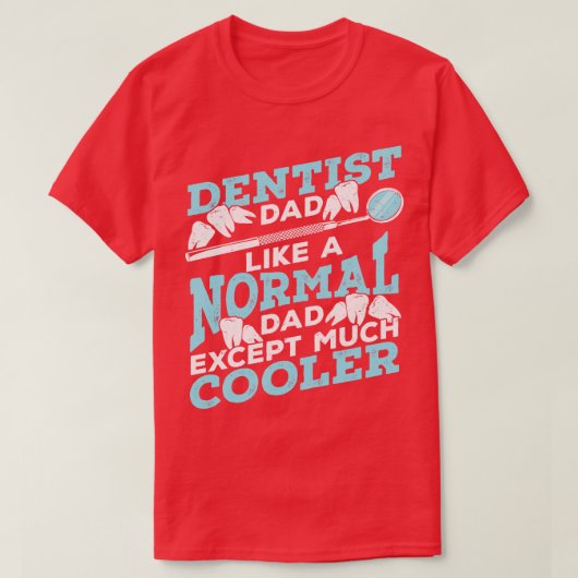 歯科医パパ外科医の父ギフト Tシャツ (デザイン正面)