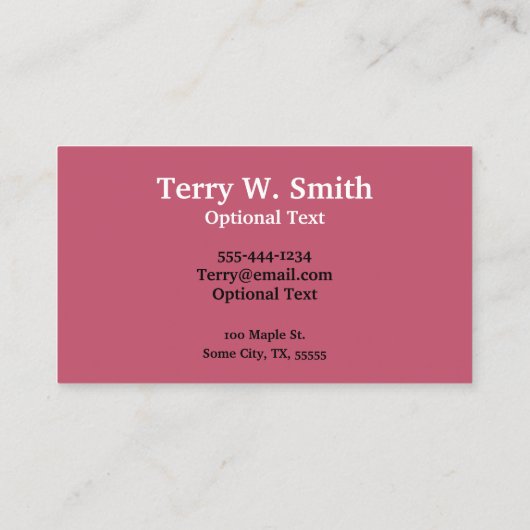 歯科医フルスマイル名刺 名刺 (裏面)