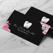 歯科医フローラモダン歯のロゴデンタルケア 名刺