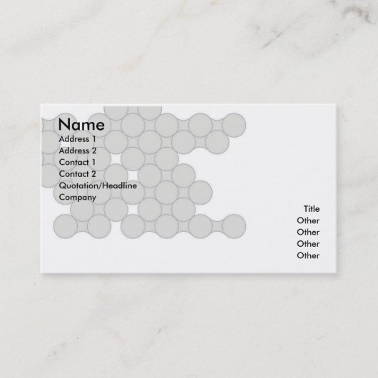 歯科医プロファイルカード 名刺 (正面)