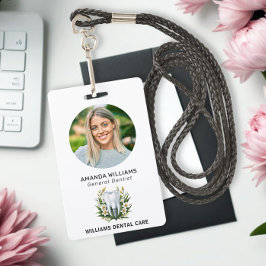 歯科医プロフェッショナルエレガント写真 バッジ