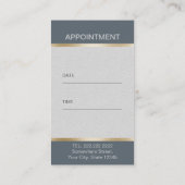 歯科医プロフェッショナルデンタルケアアポイントメント 予約カード (裏面)