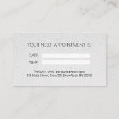 歯科医プロフェッショナル歯科アポイントメント事業 名刺 (裏面)